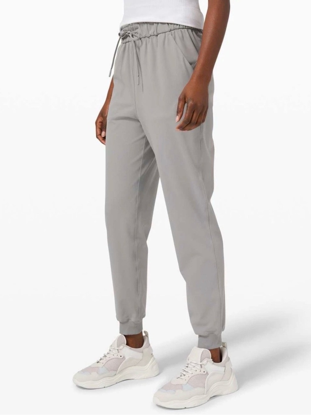 Lululemon Keep Moving Jogger Womens Sz 6 Rhino Grey High Rise Luxtreme Pant